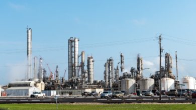Energy storage complex near La Porte, Texas. Original image from Carol M. Highsmith&rsquo;s America, Library of Congress collection. Digitally enhanced by rawpixel.