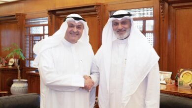 جمال اللوغاني (يسار) و هيثم الغيص