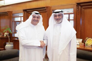 جمال اللوغاني (يسار) و هيثم الغيص